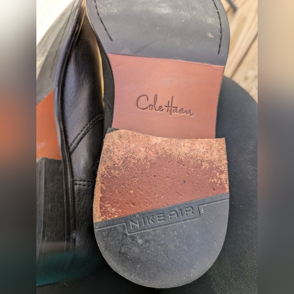 Cole Haan Mens Nike Air Black Mid-Calf Boots 8 - Picture 5 of 14